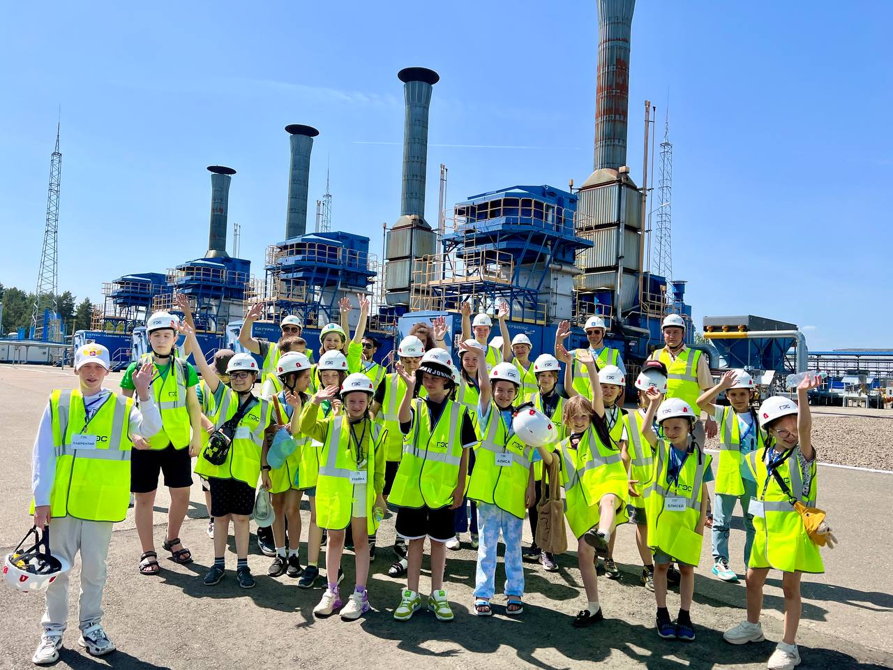 Дети сотрудников ГЭС побывали на Московском УПХГ